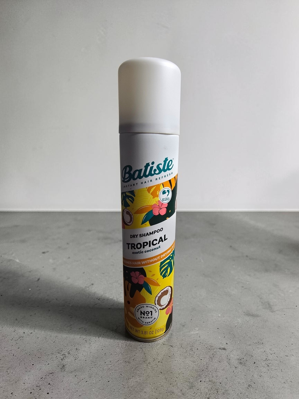 Batiste Tropical Dry Shampoo | Exotic Coconut | 3.81 oz | New